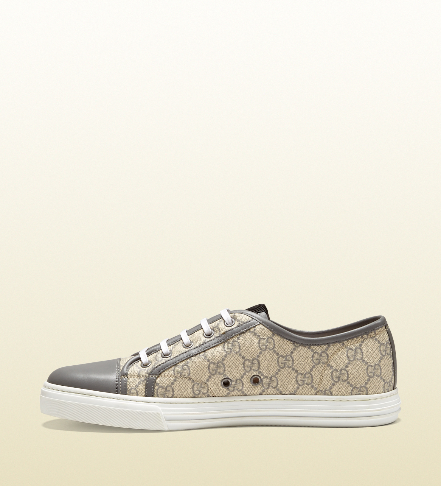gucci gg canvas trainers