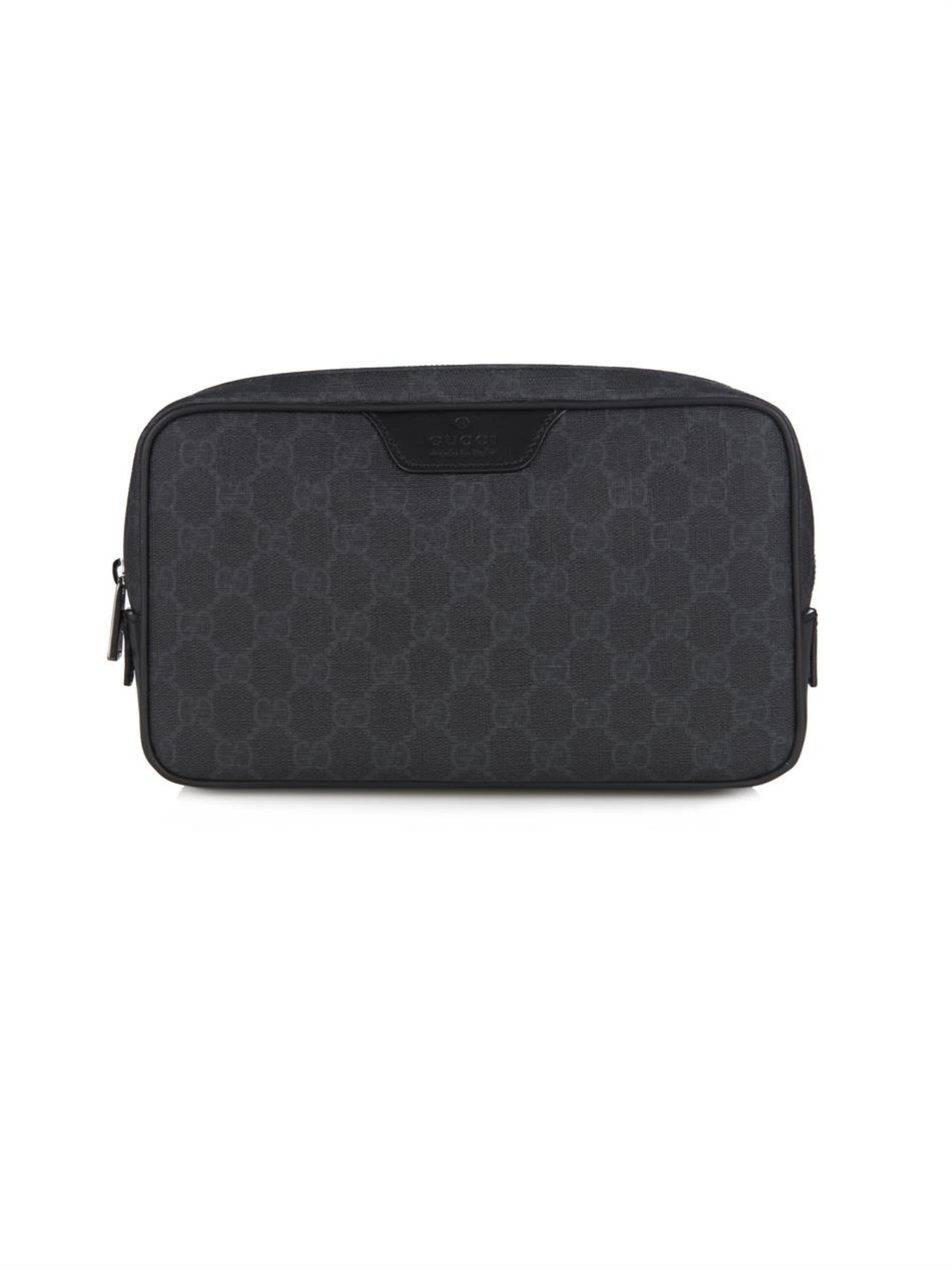 Gucci Monogram Gg Wash Bag in Black for Men - Lyst