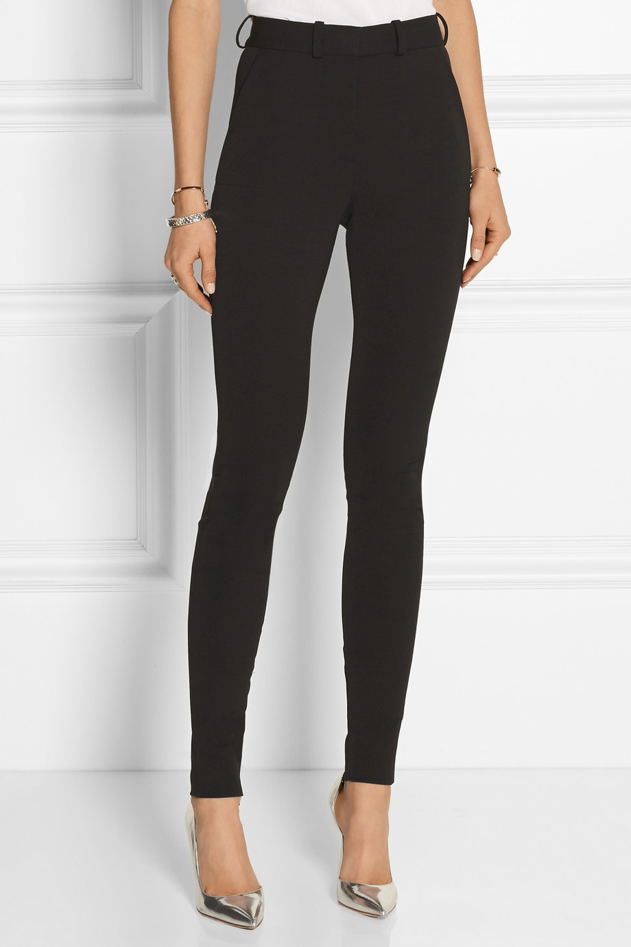Lyst Victoria Beckham StretchPonte LeggingsStyle Pants in Black