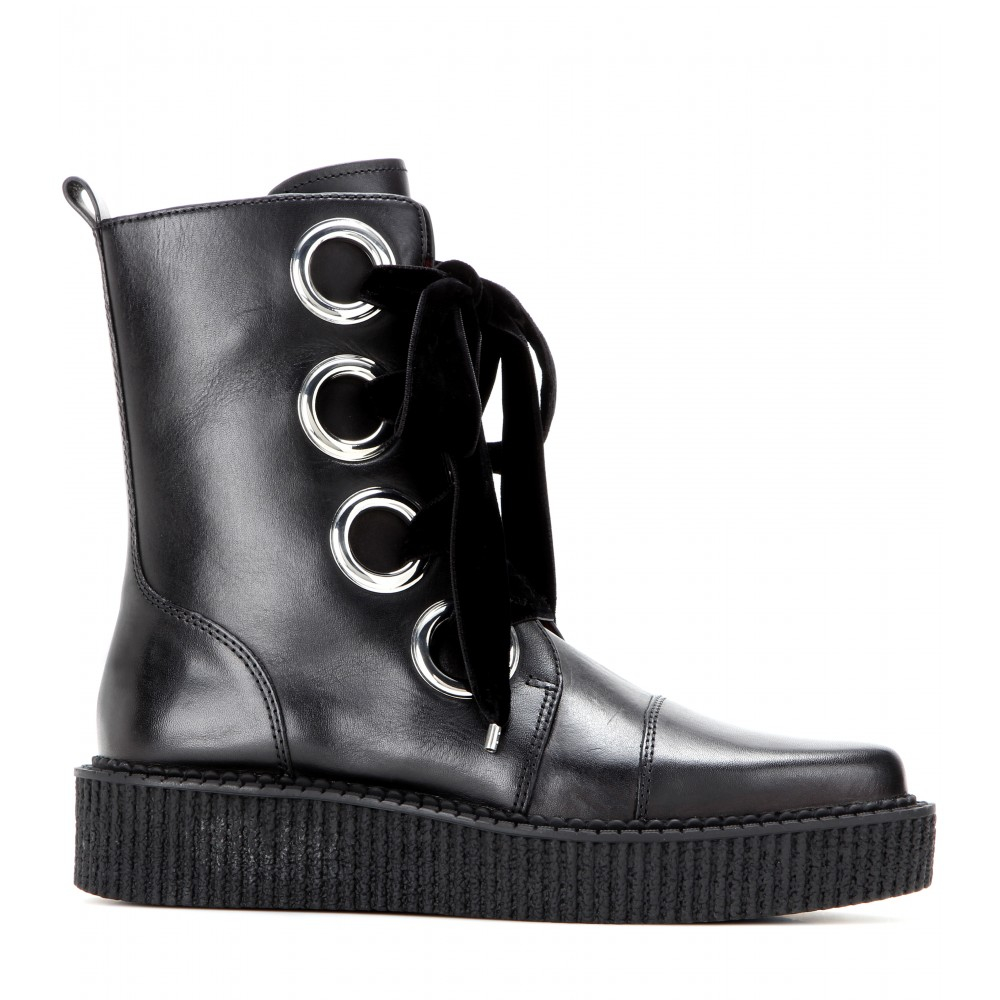 marc jacobs leather boots