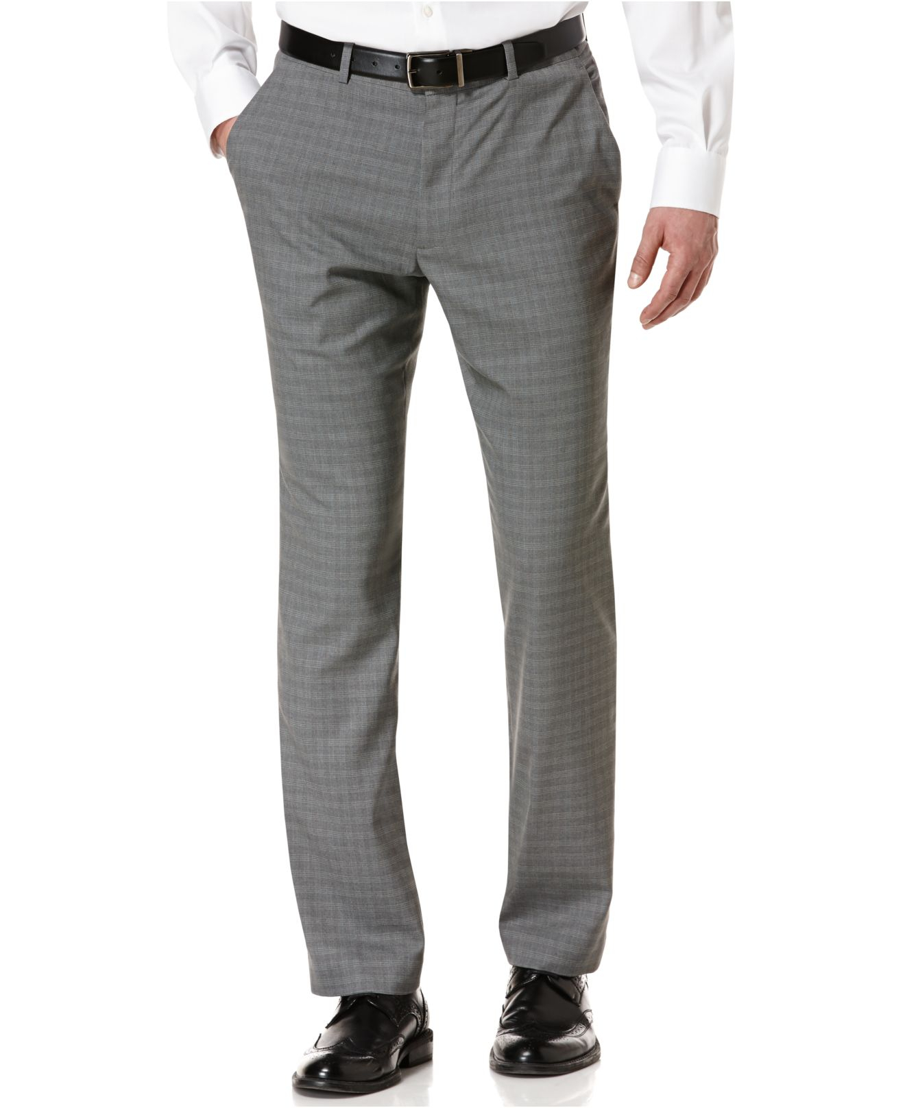 perry ellis portfolio slim fit pants