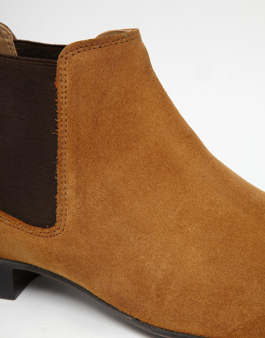 asos tan suede boots