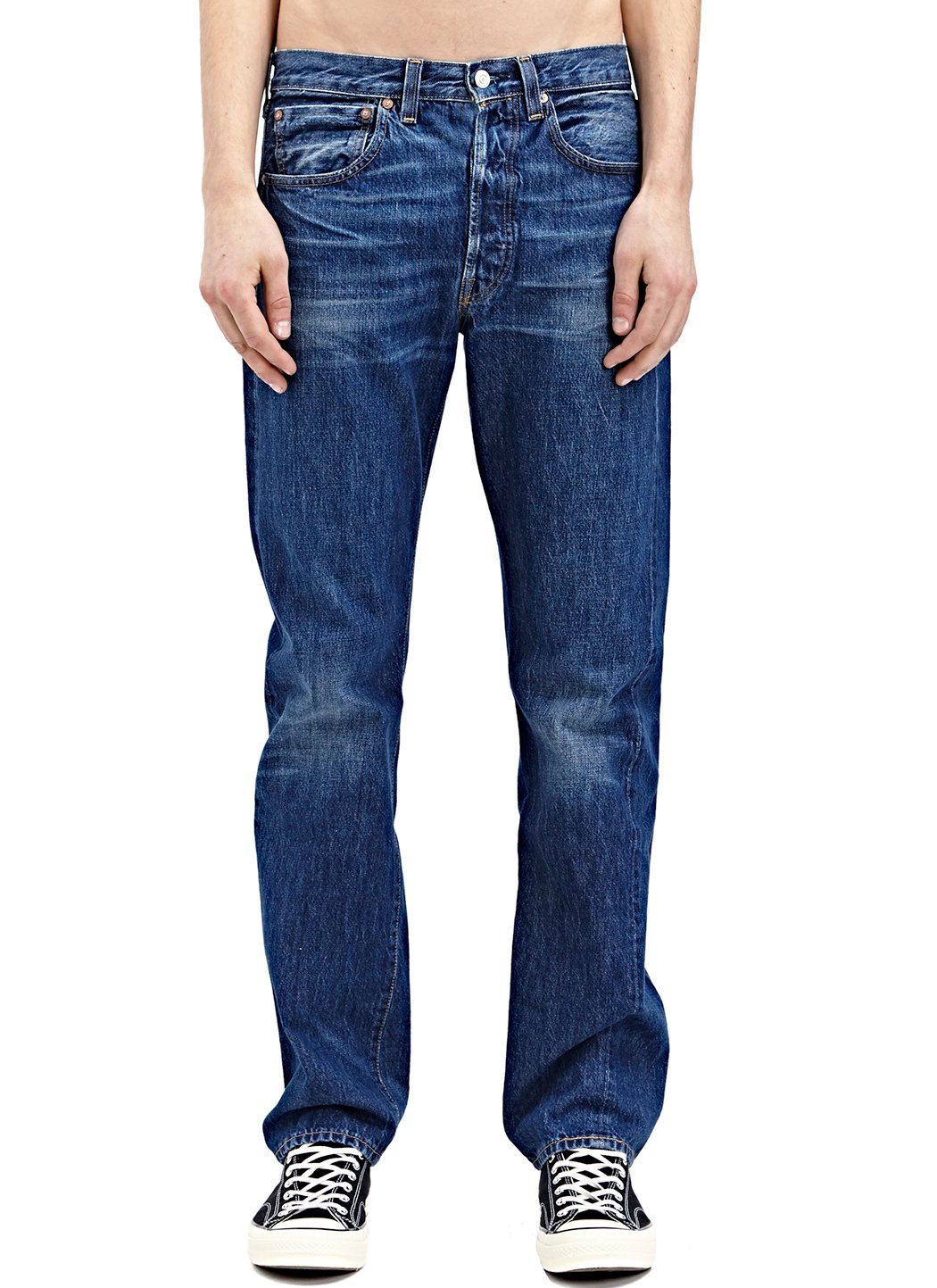Levi's Levi'S Vintage Straight Selvedge 501 Jeans in Blue for Men | Lyst