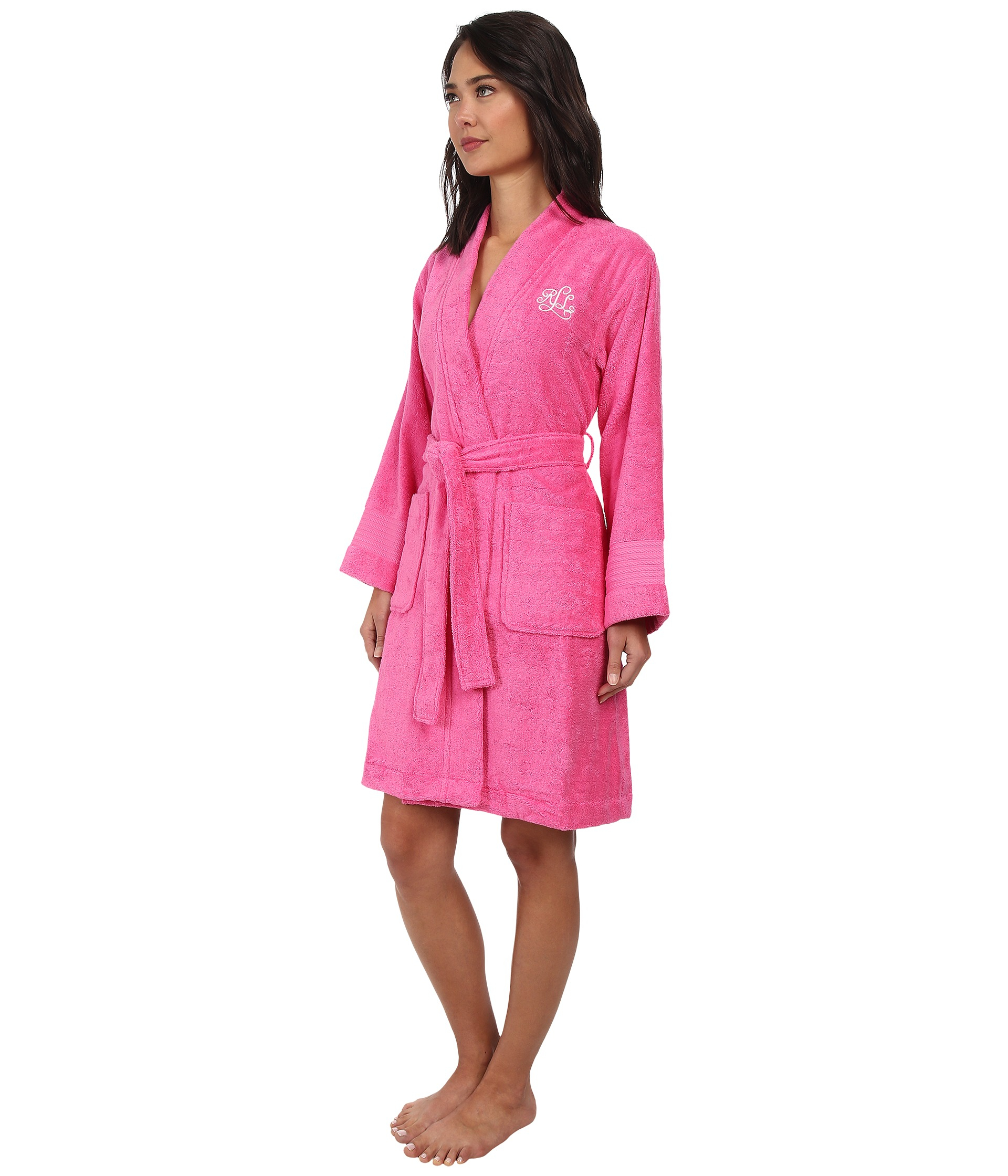 Ralph lauren pink robe Clearance