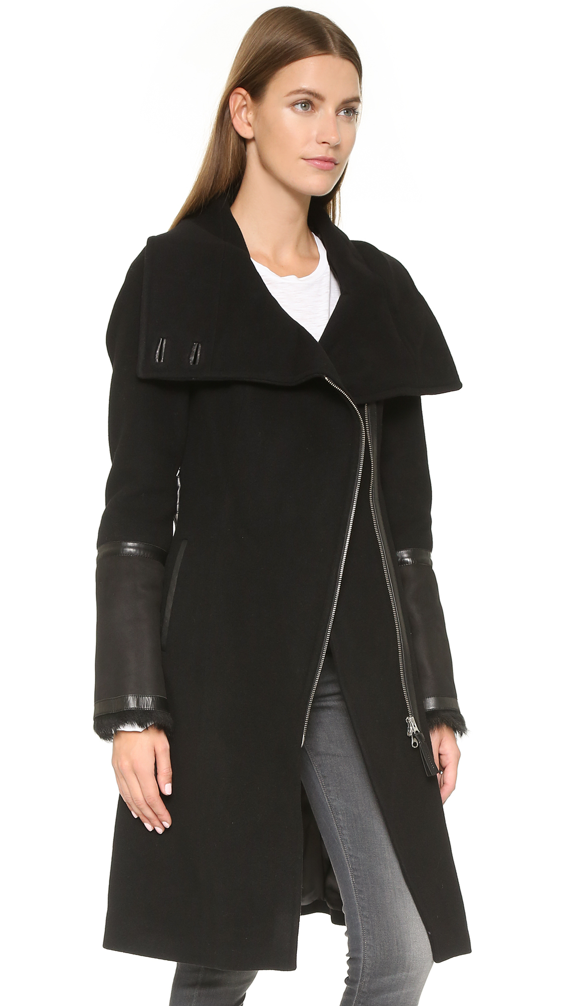 Lyst - Mackage Isabel Coat in Black