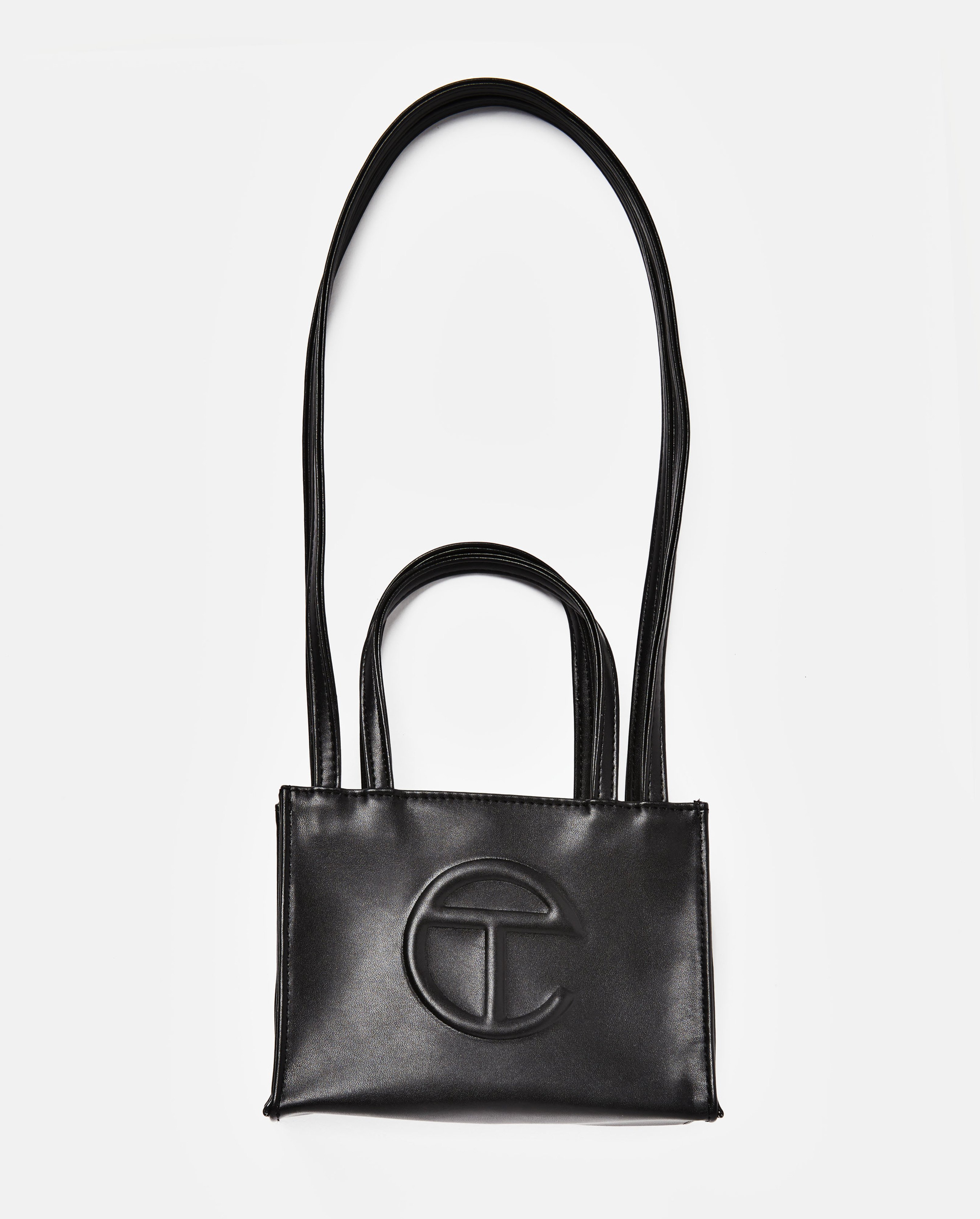 Telfar Leather Small Bag in Black - Lyst