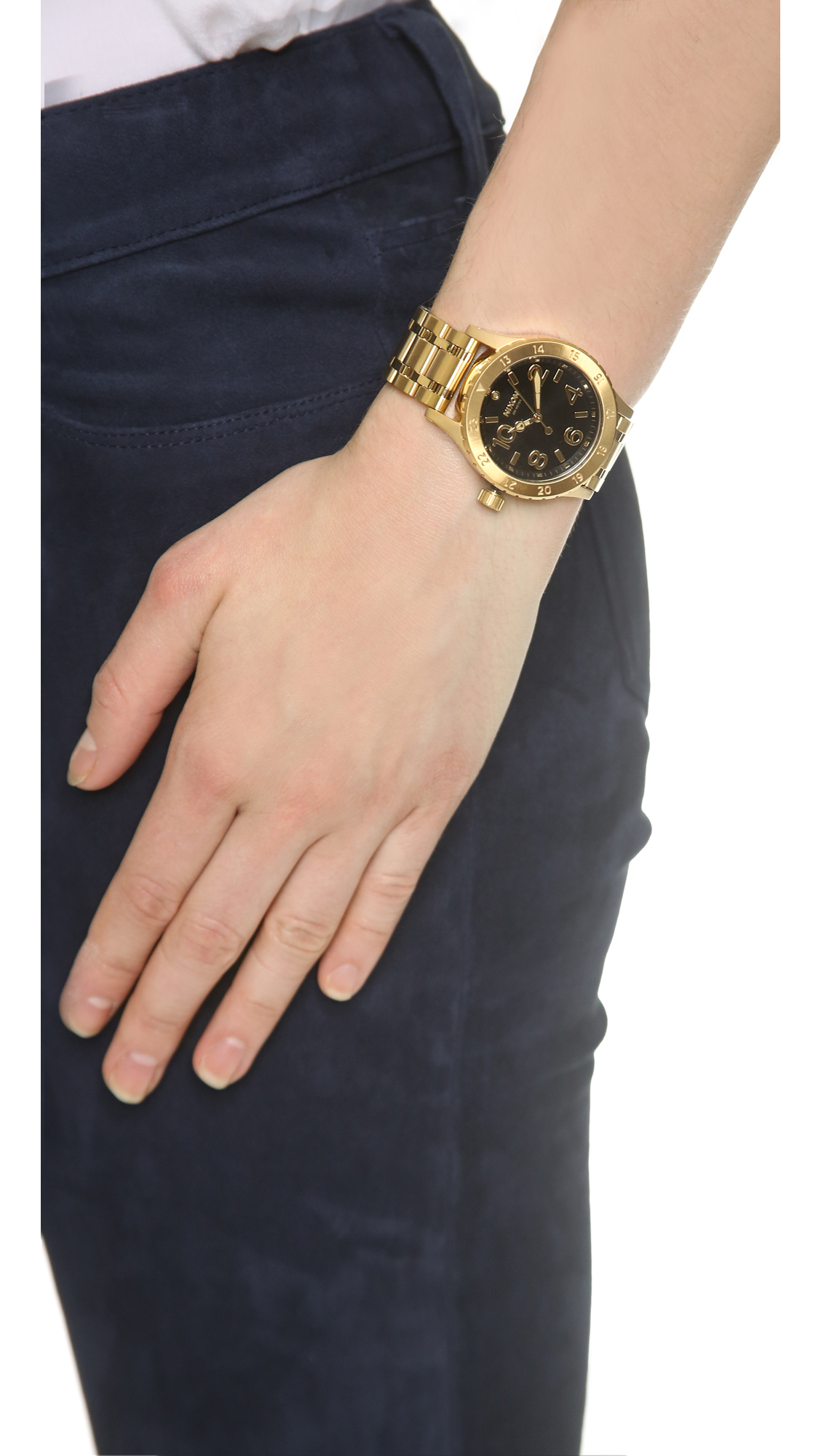 Nixon 38-20 Watch - All Gold/black Sunray | Lyst