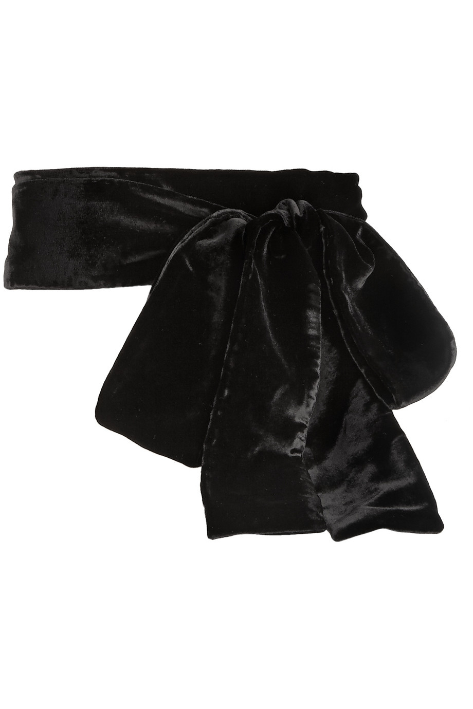 Dolce & gabbana Velvet Waist Belt in Black Lyst