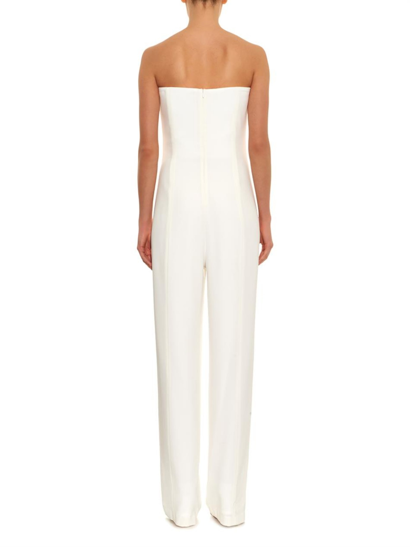 galvan white jumpsuit