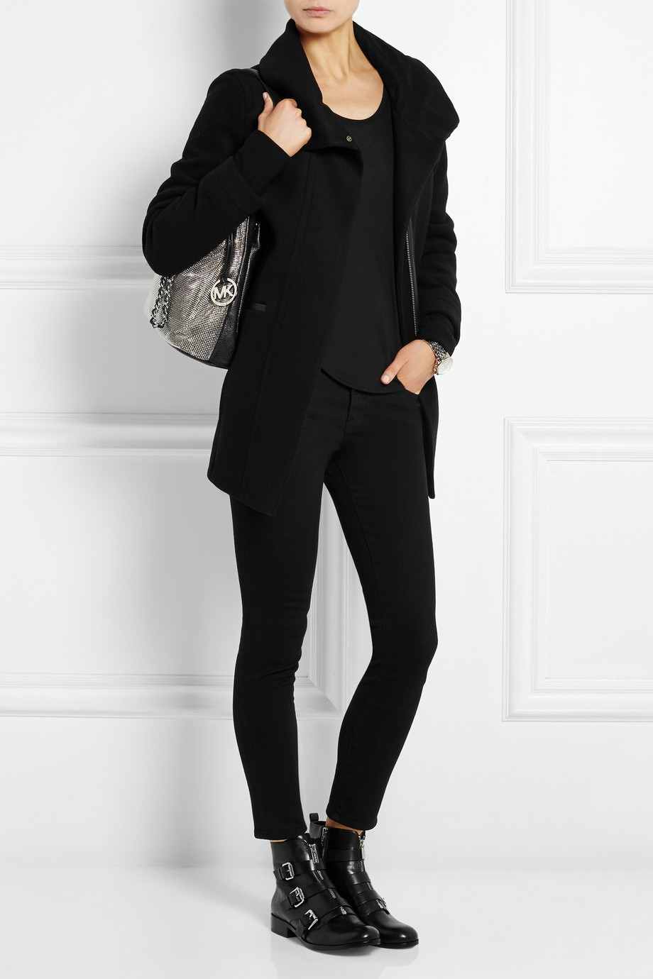 michael kors andi flat bootie