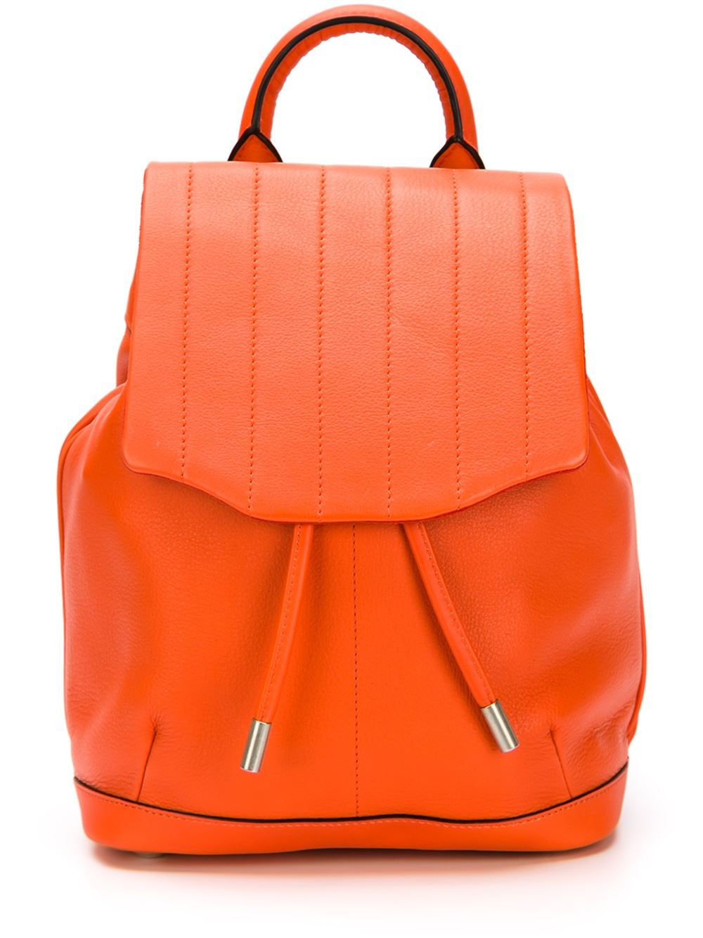 mini orange backpack