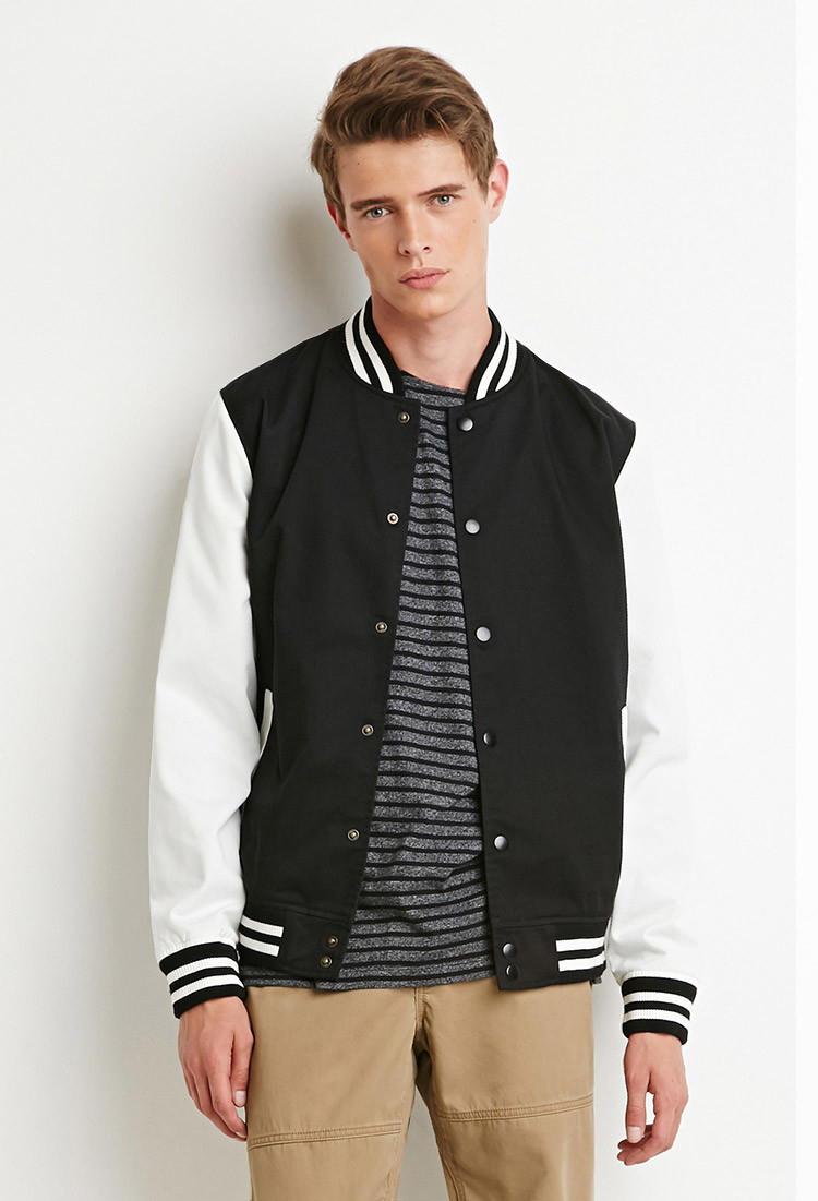 men's black jacket