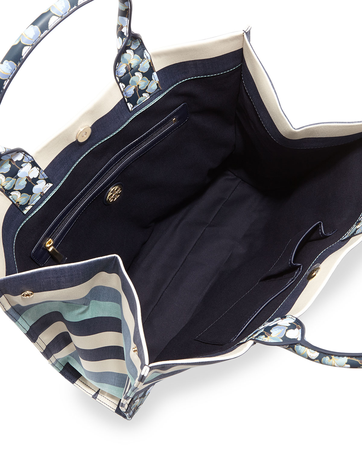 Tory burch Ella Canvas Tote Bag in Floral Lyst