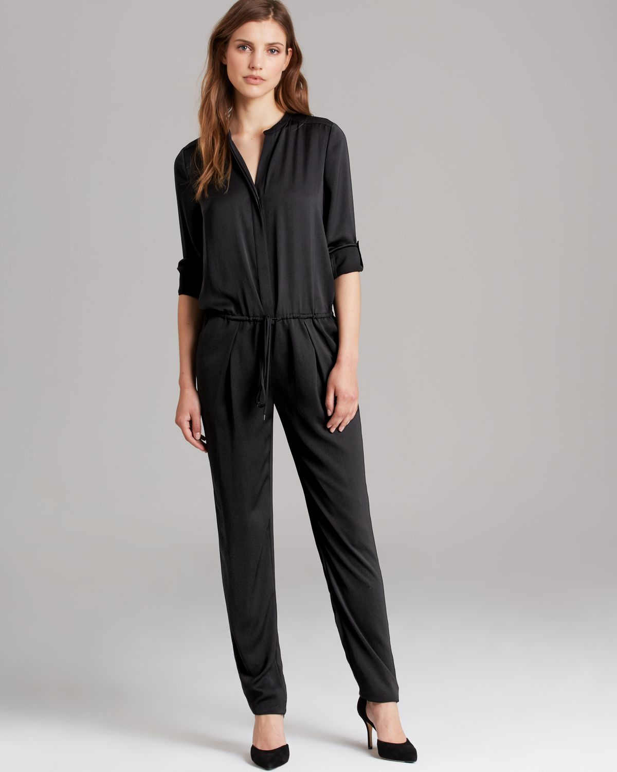black full sleeve jumpsuit