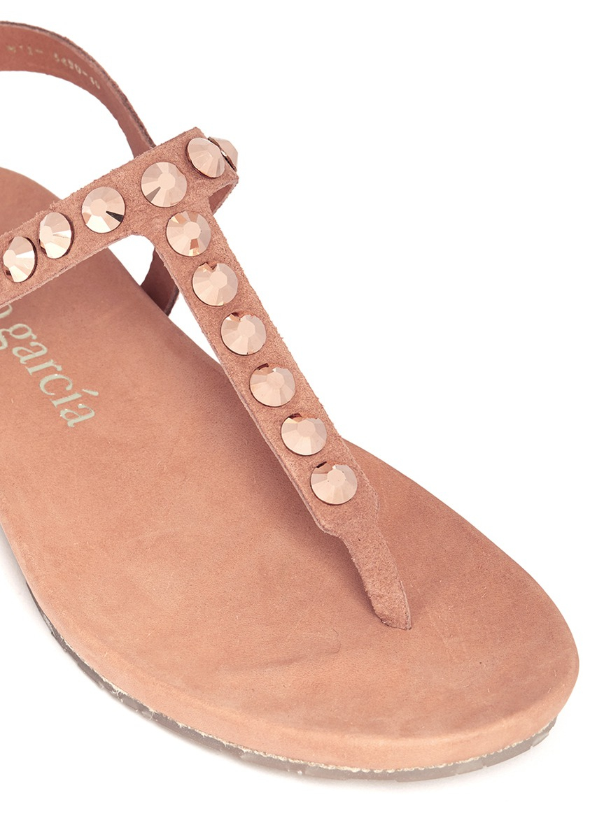 pedro garcia swarovski sandals