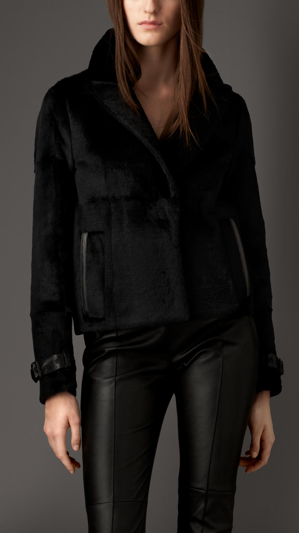 burberry fur jacket