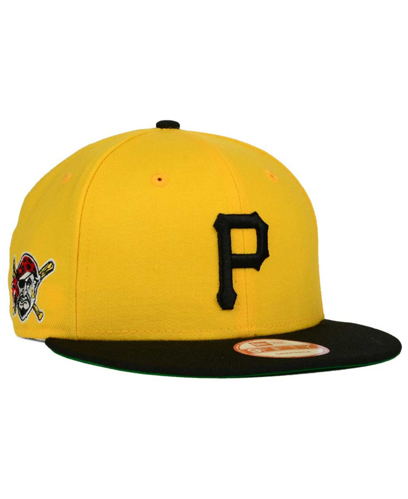 Pittsburgh Pirates New Era Flawless 9FIFTY Snapback Hat - Black/Gold