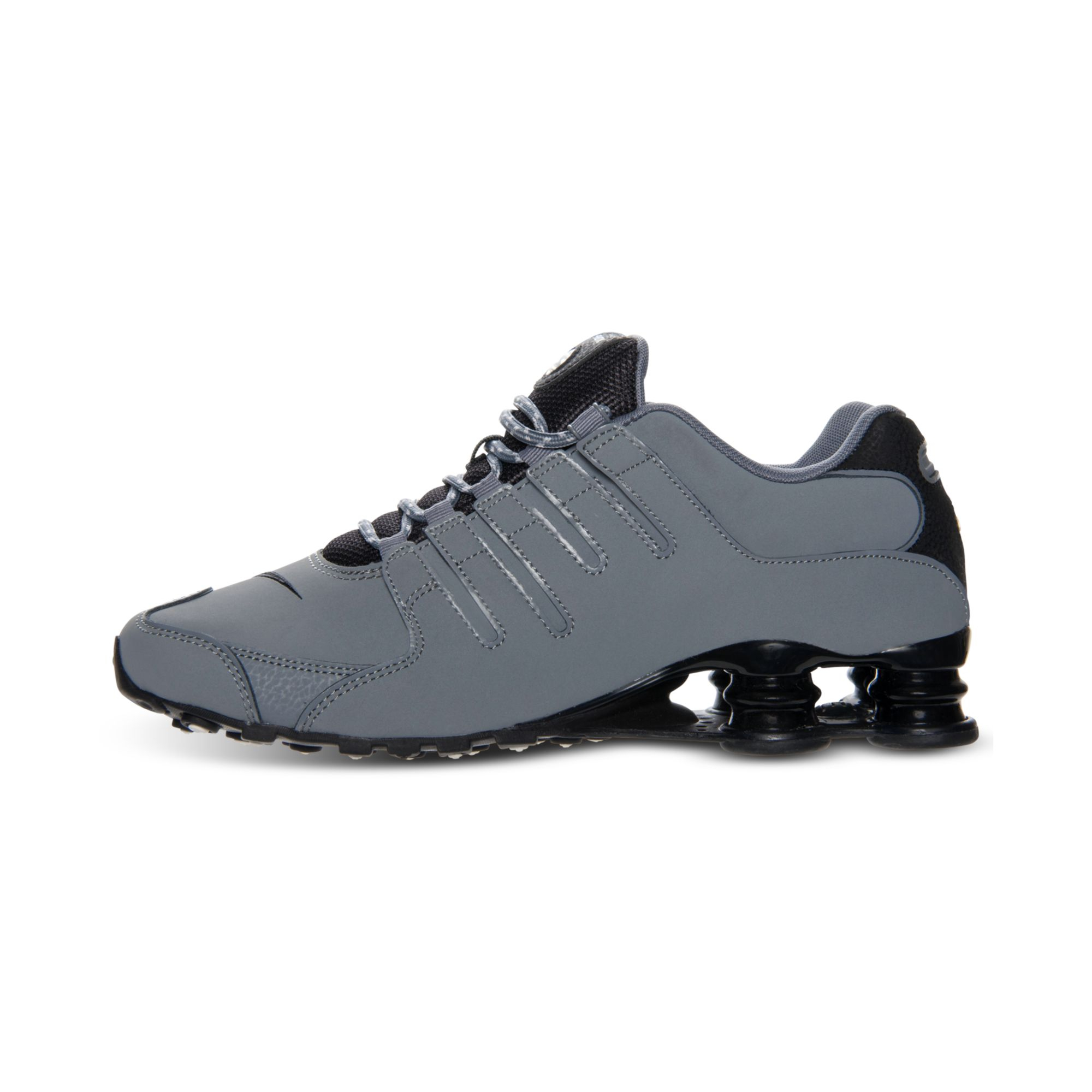Nike Mens Shox Nz Eu Running Sneakers in Gray for Men | Lyst