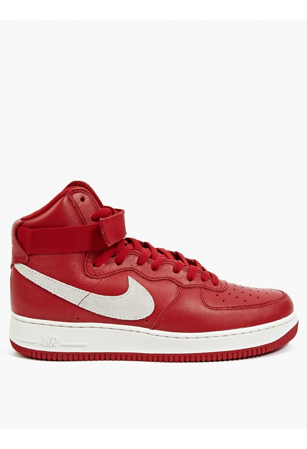 Nike Red Air Force 1 Hi Retro Qs Sneakers in Red for Men | Lyst
