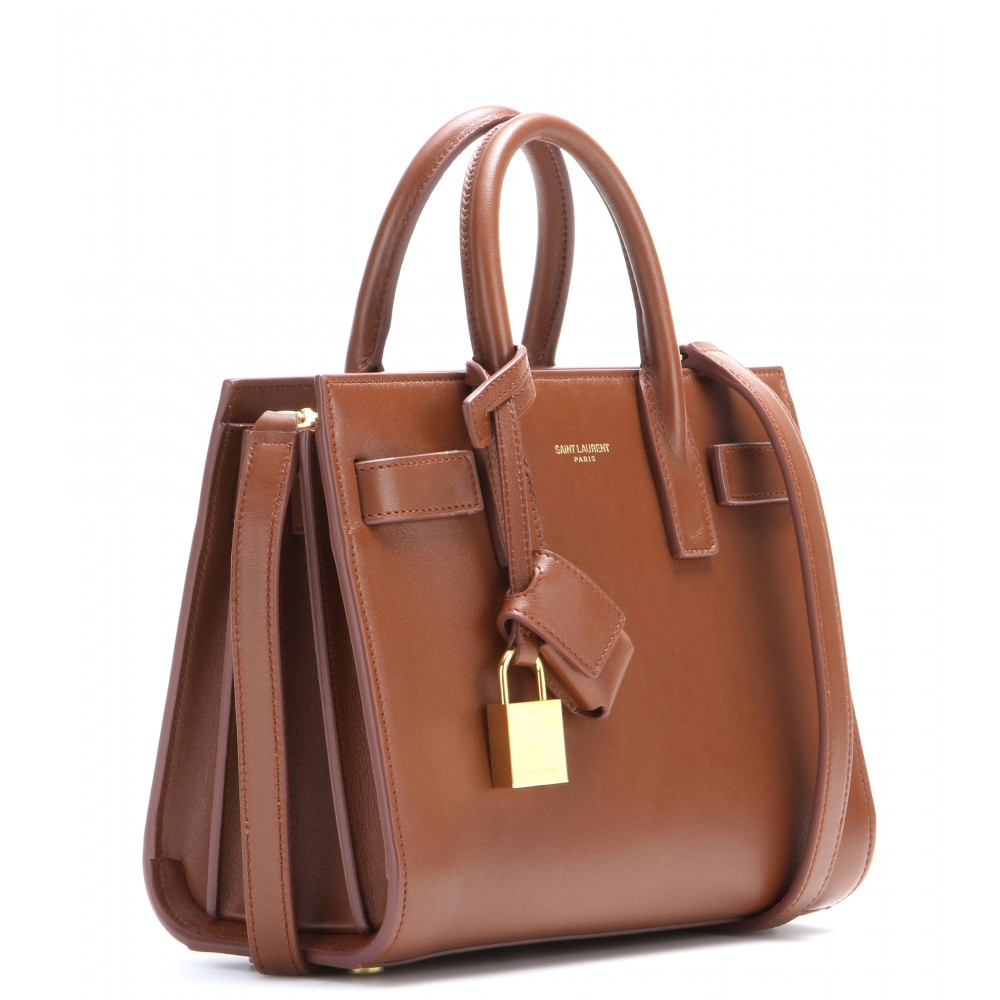 Saint Laurent Sac De Jour Baby In Canework Vegetable-tanned Leather in  Natural