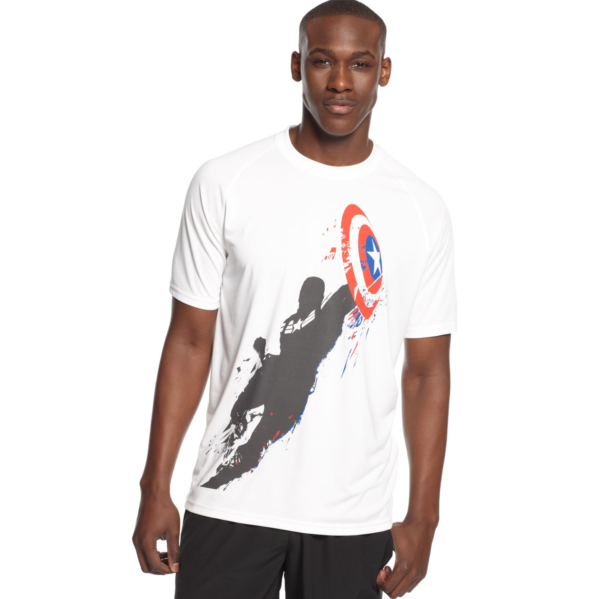 under armour captain america t shirt
