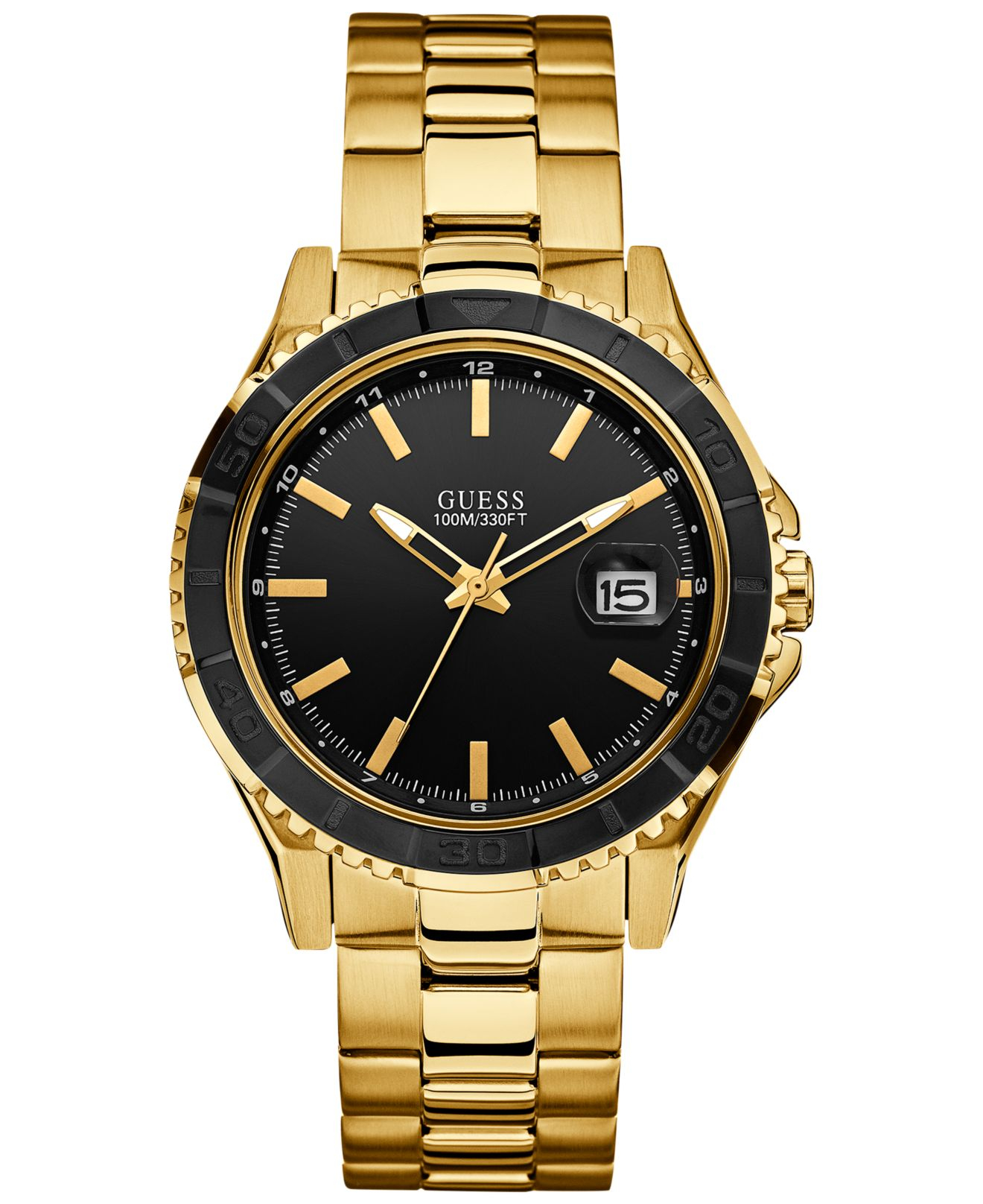 Guess Men's Gold-tone Bracelet Watch 42mm U0244g7 in Metallic - Lyst