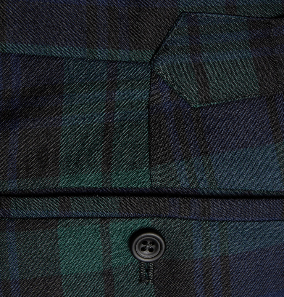 black watch tartan mens trousers