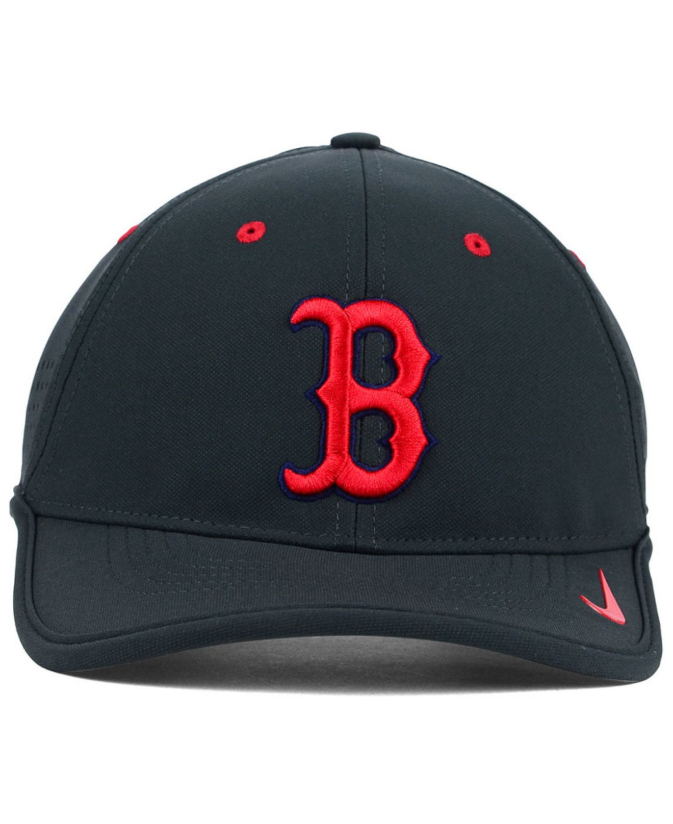 Nike Boston Red Sox Vapor Swoosh Adjustable Cap in Gray for Men