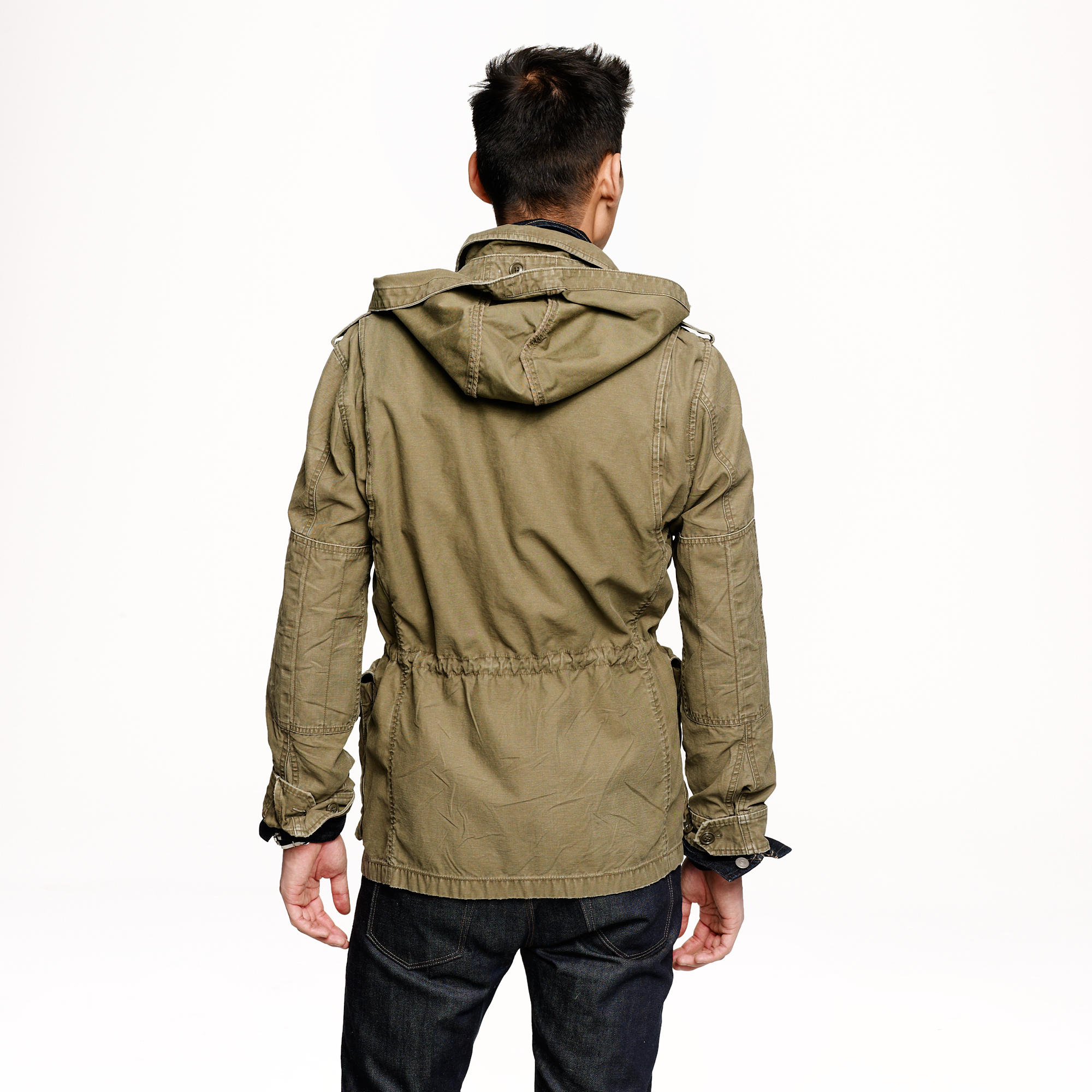 J.Crew Garrison Fatigue Jacket in Gray for Men Lyst