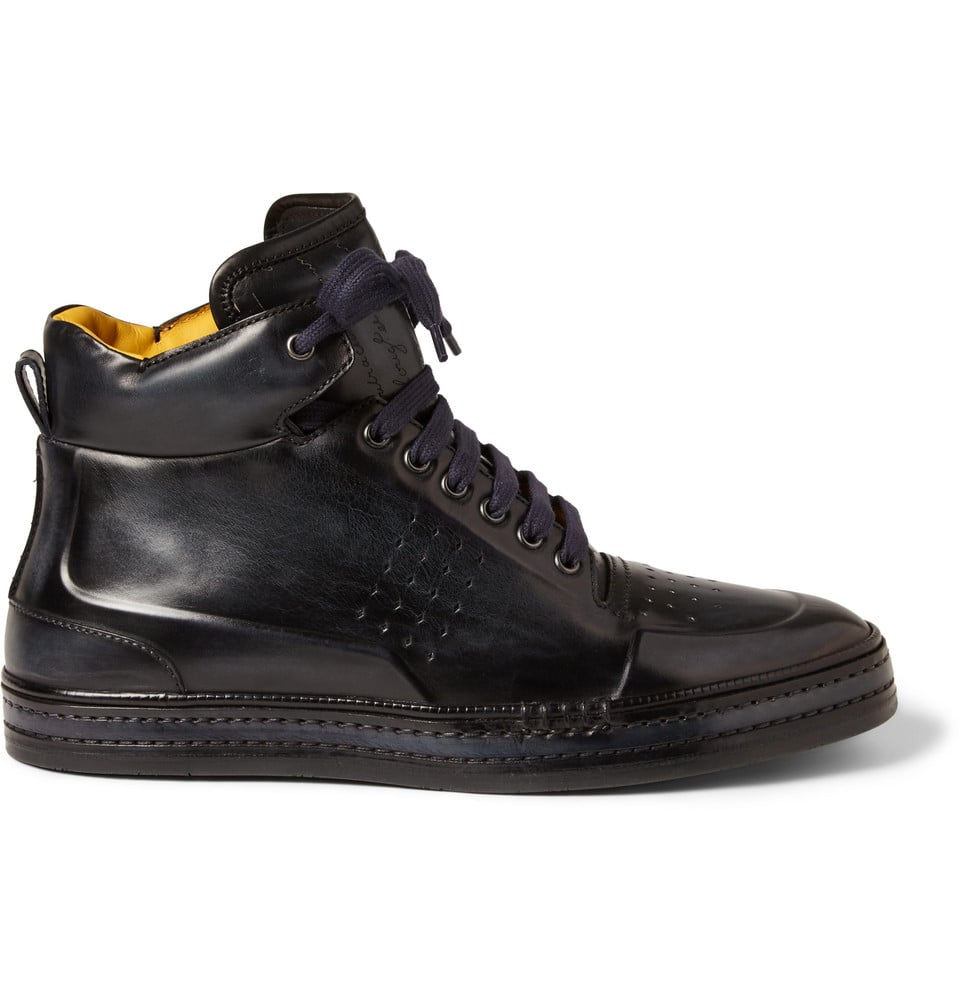 Berluti high top sneakers discount