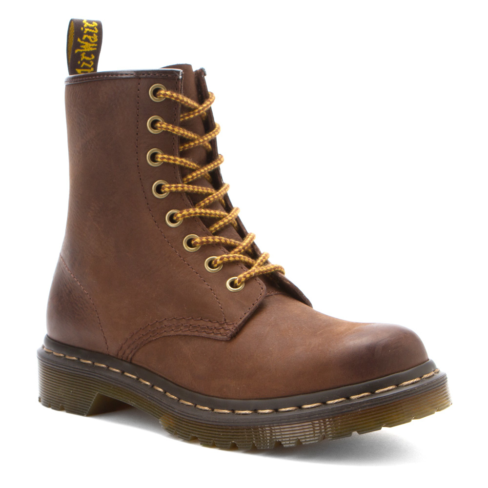 dr martens brown platform