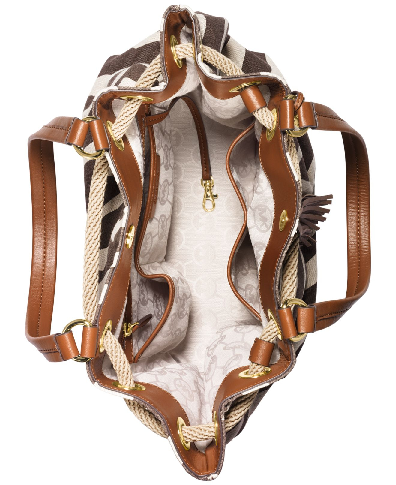 Michael Kors Michael Marina Large Gathered Tote - Lyst