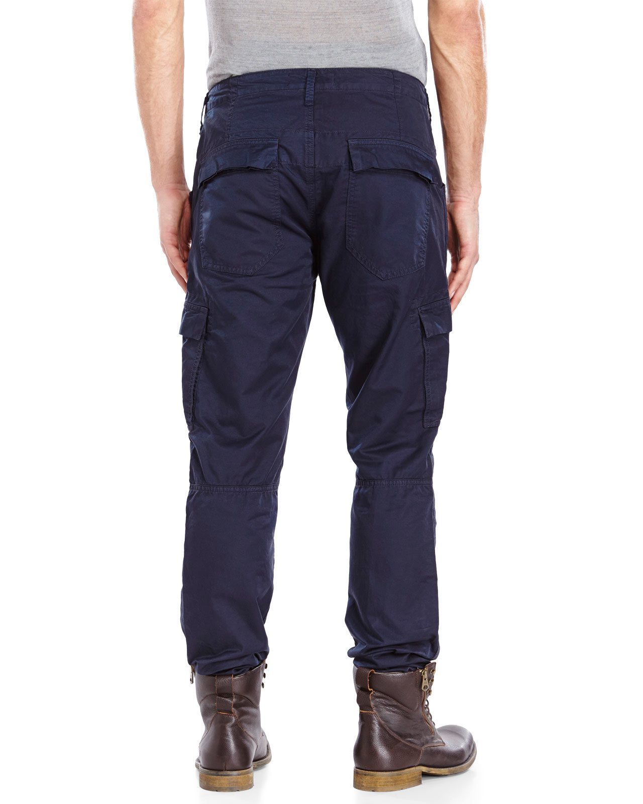 J Brand Clean Trooper Slim Fit Cargo Pants in Navy (Blue) for Men - Lyst