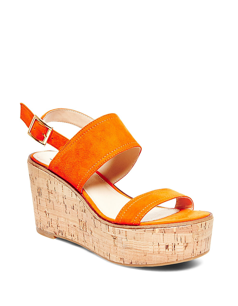 steve madden orange sandals