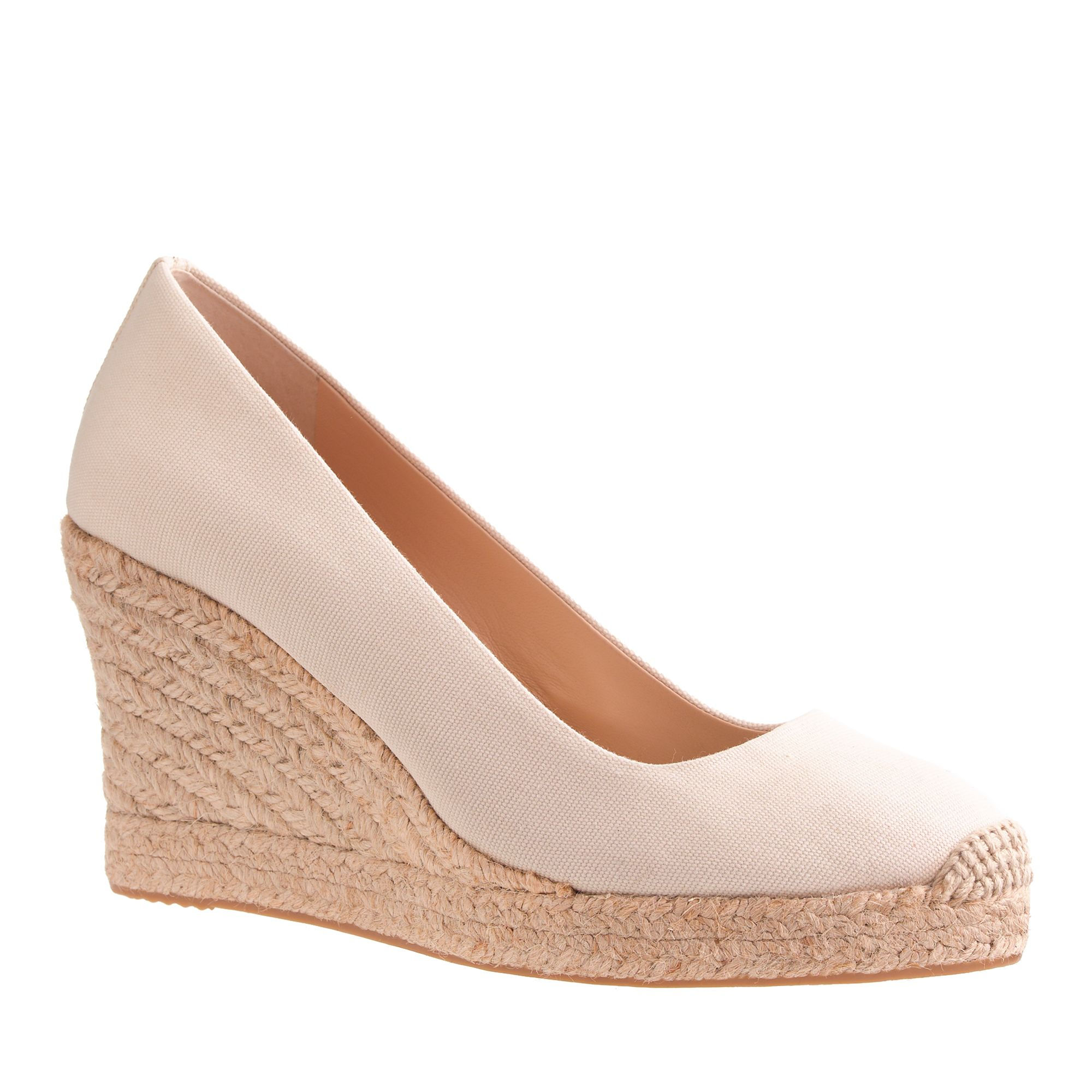 J.crew Seville Espadrille Wedges in Beige (vintage sandstone) | Lyst