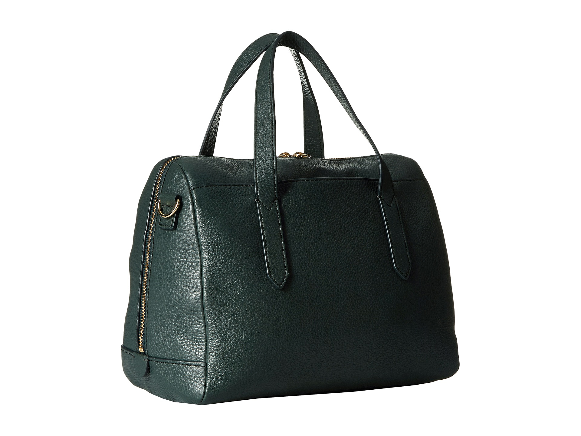 FOSSIL SYDNEY Raisin Leather Satchel Handbag Crossbody Purse Burgundy  Maroon | eBay