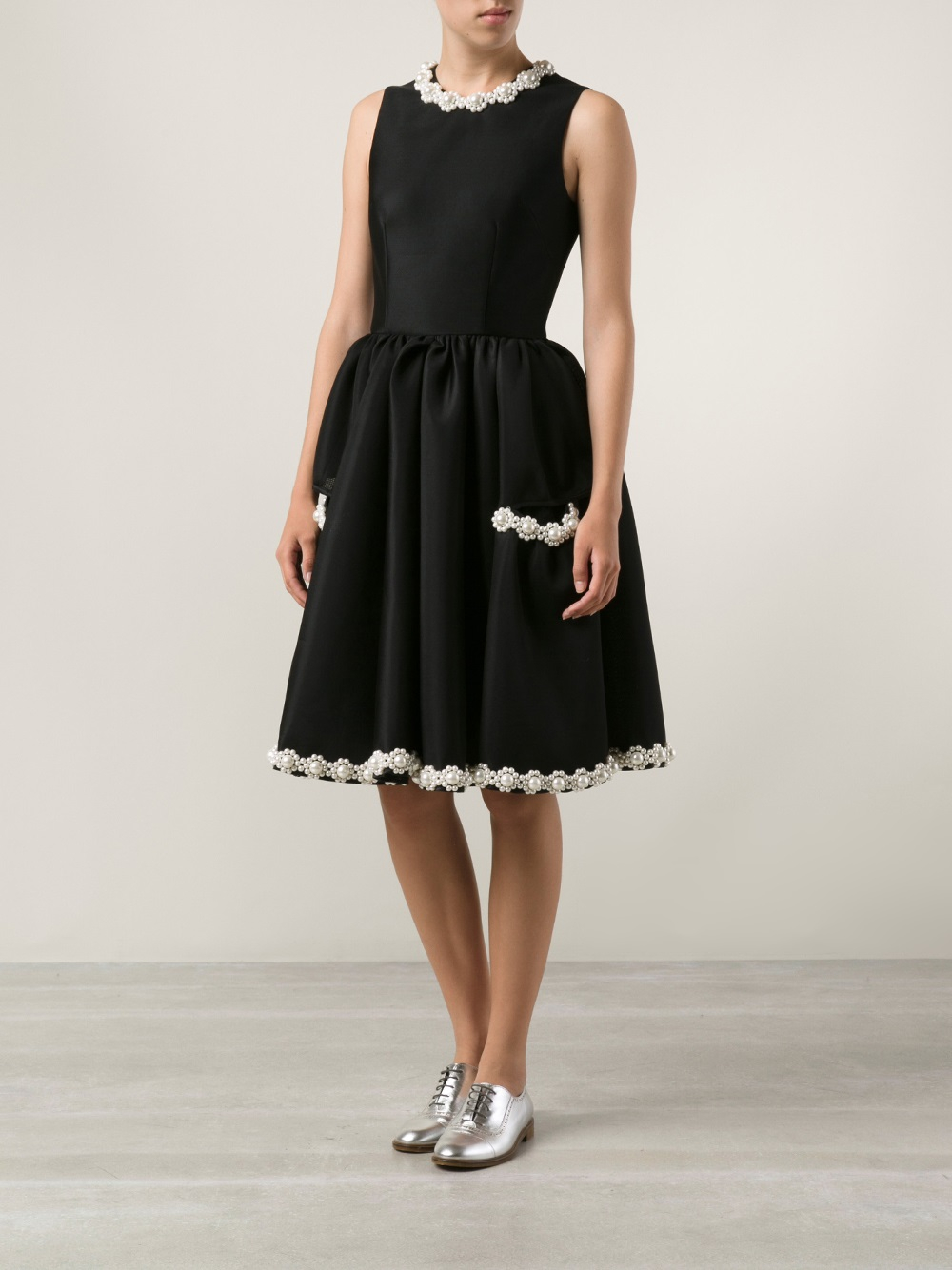 simone rocha black dress