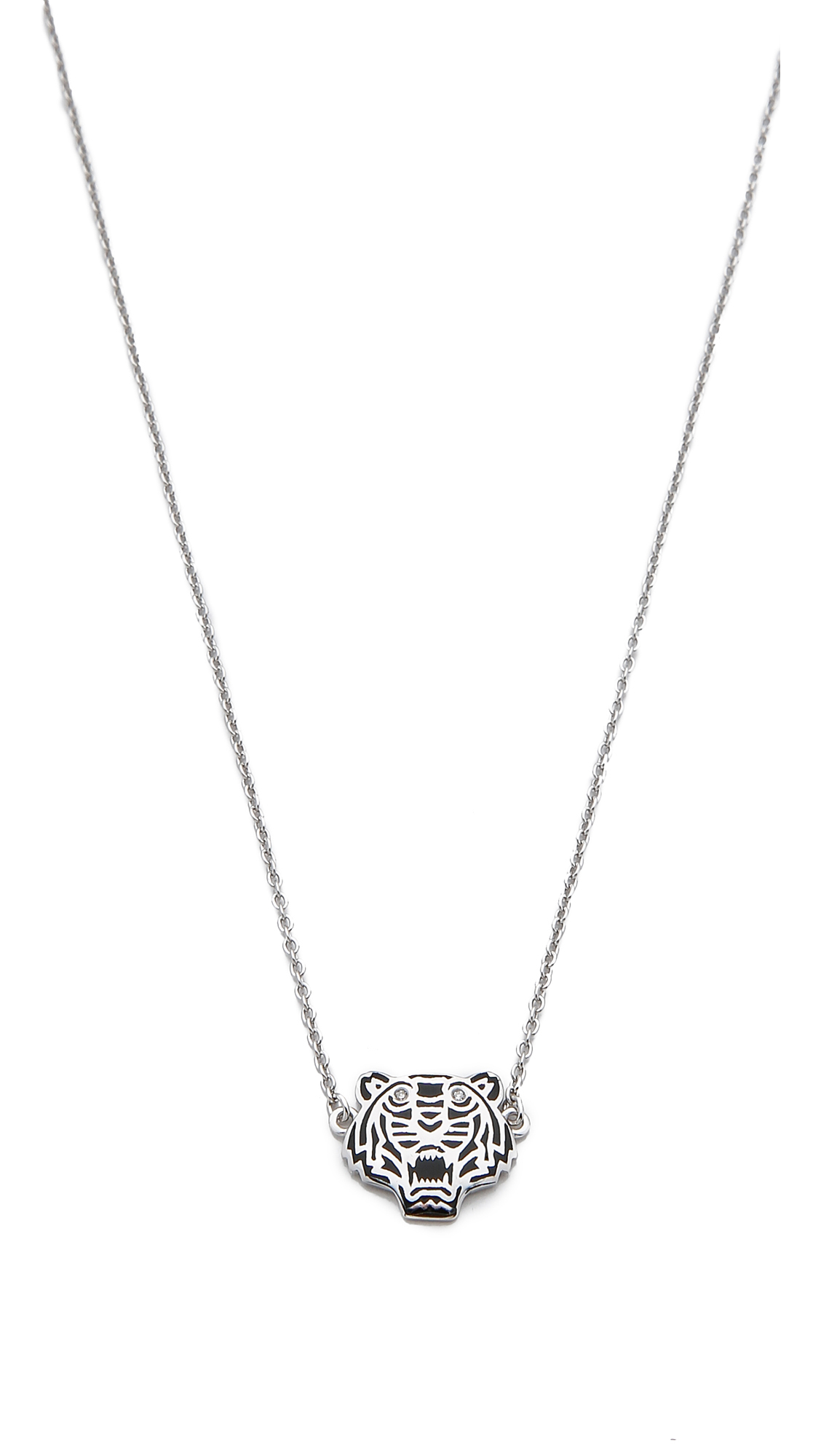 KENZO Mini Tiger Necklace in Metallic | Lyst