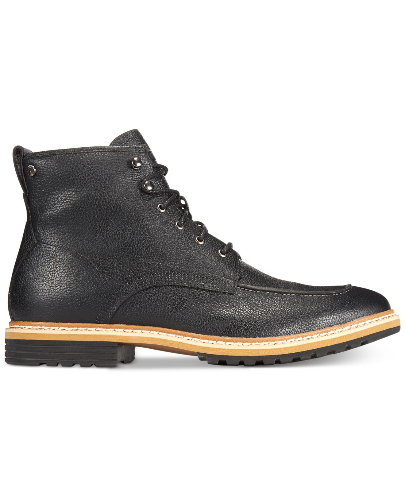 Timberland Men's West Haven 6" Moc Toe Waterproof Boots in Black for Men |  Lyst