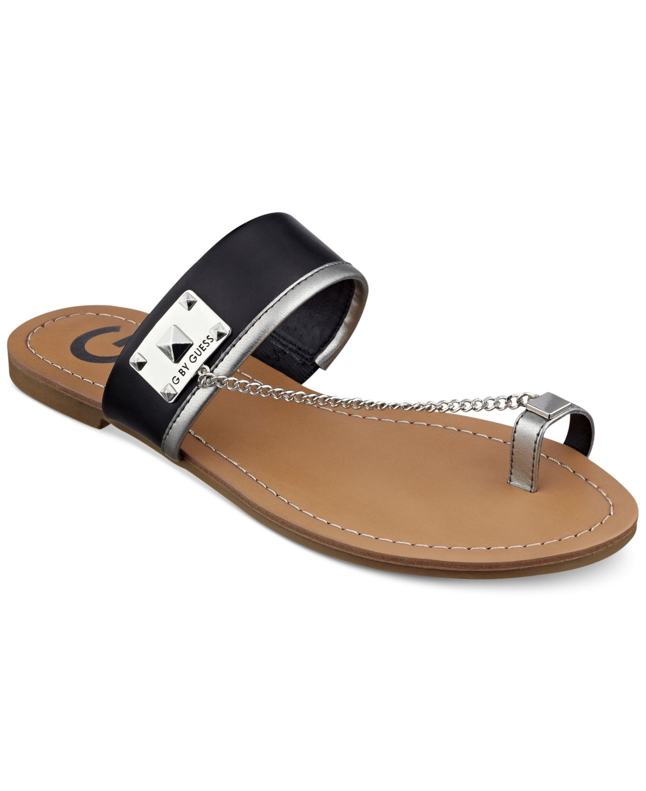 g by guess chain sandals