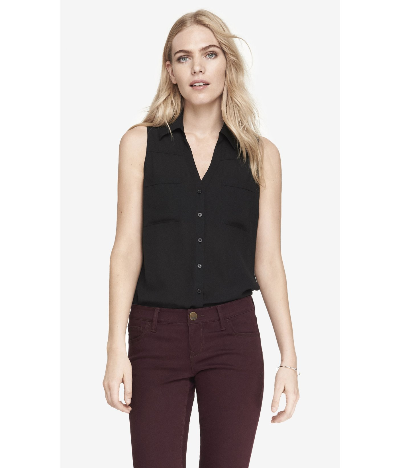 express portofino shirt sleeveless