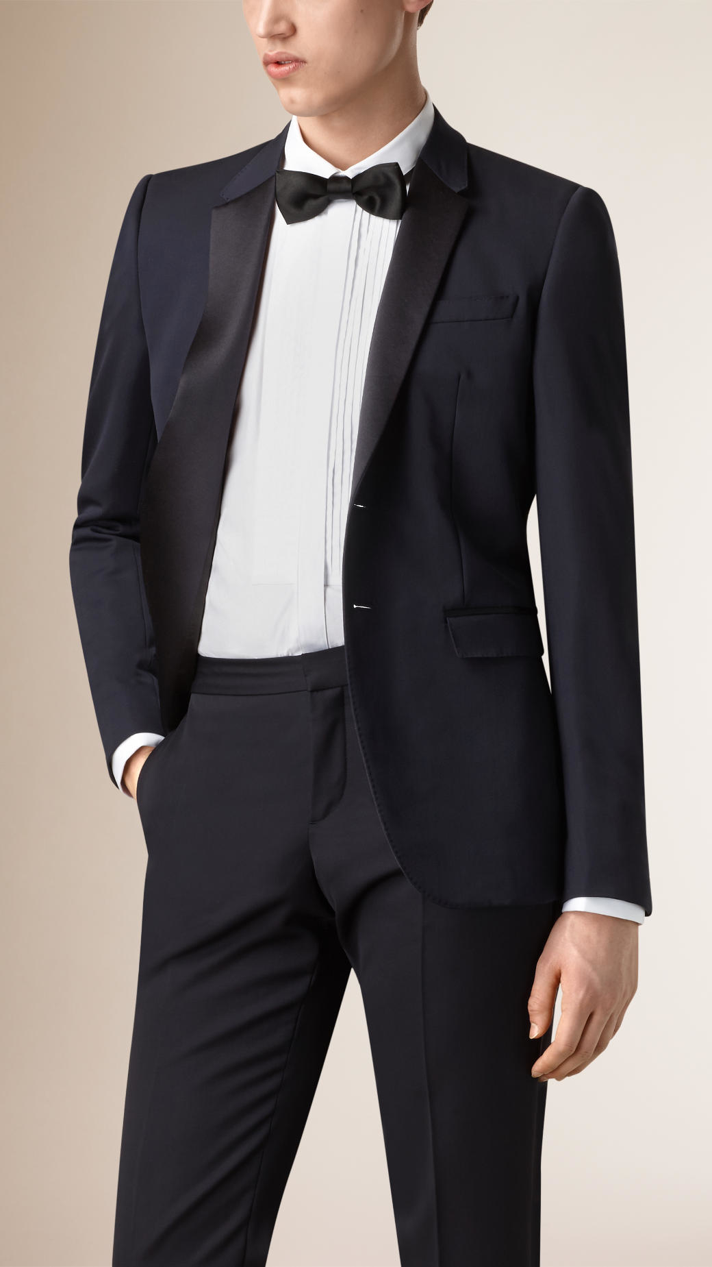 burberry navy tuxedo