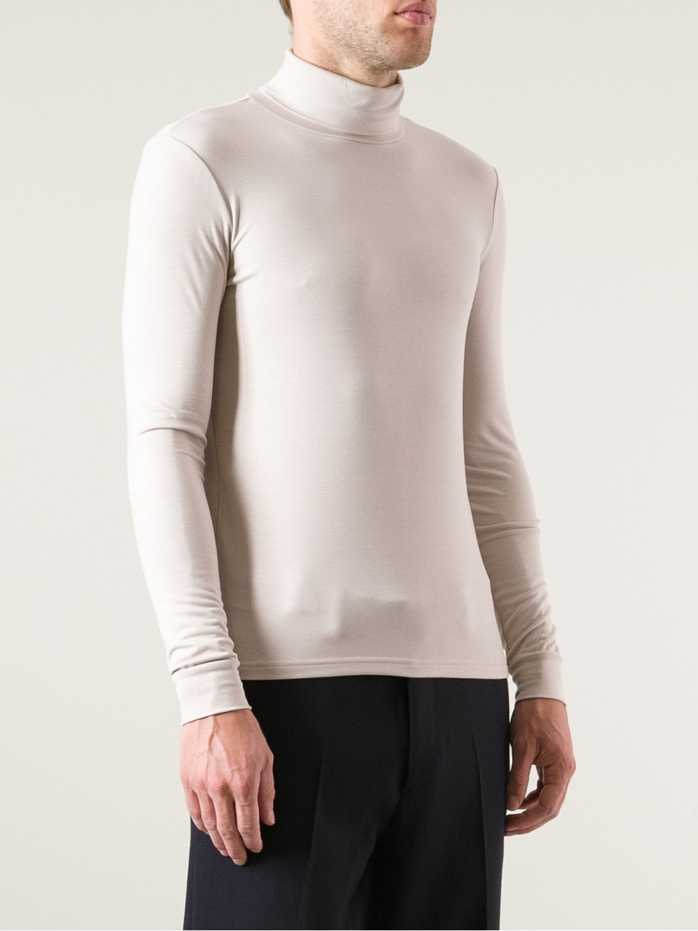 Raf simons Turtleneck Sweater in Natural for Men | Lyst