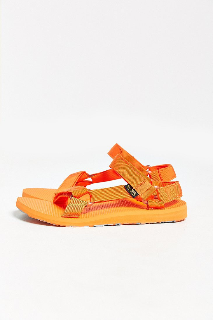 teva orange sandals