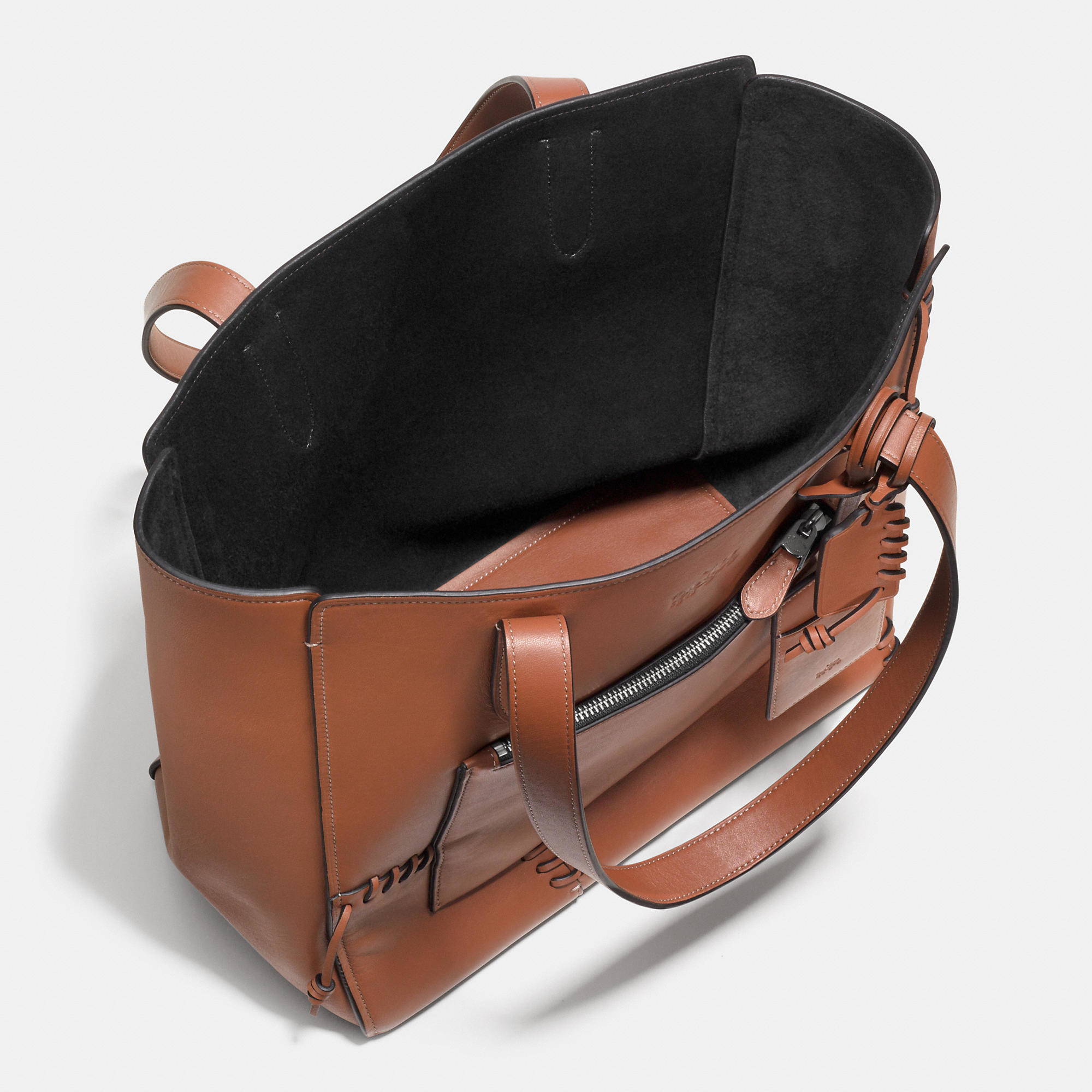 COACH Rip And Repair Manhattan Tote In Leather Lyst