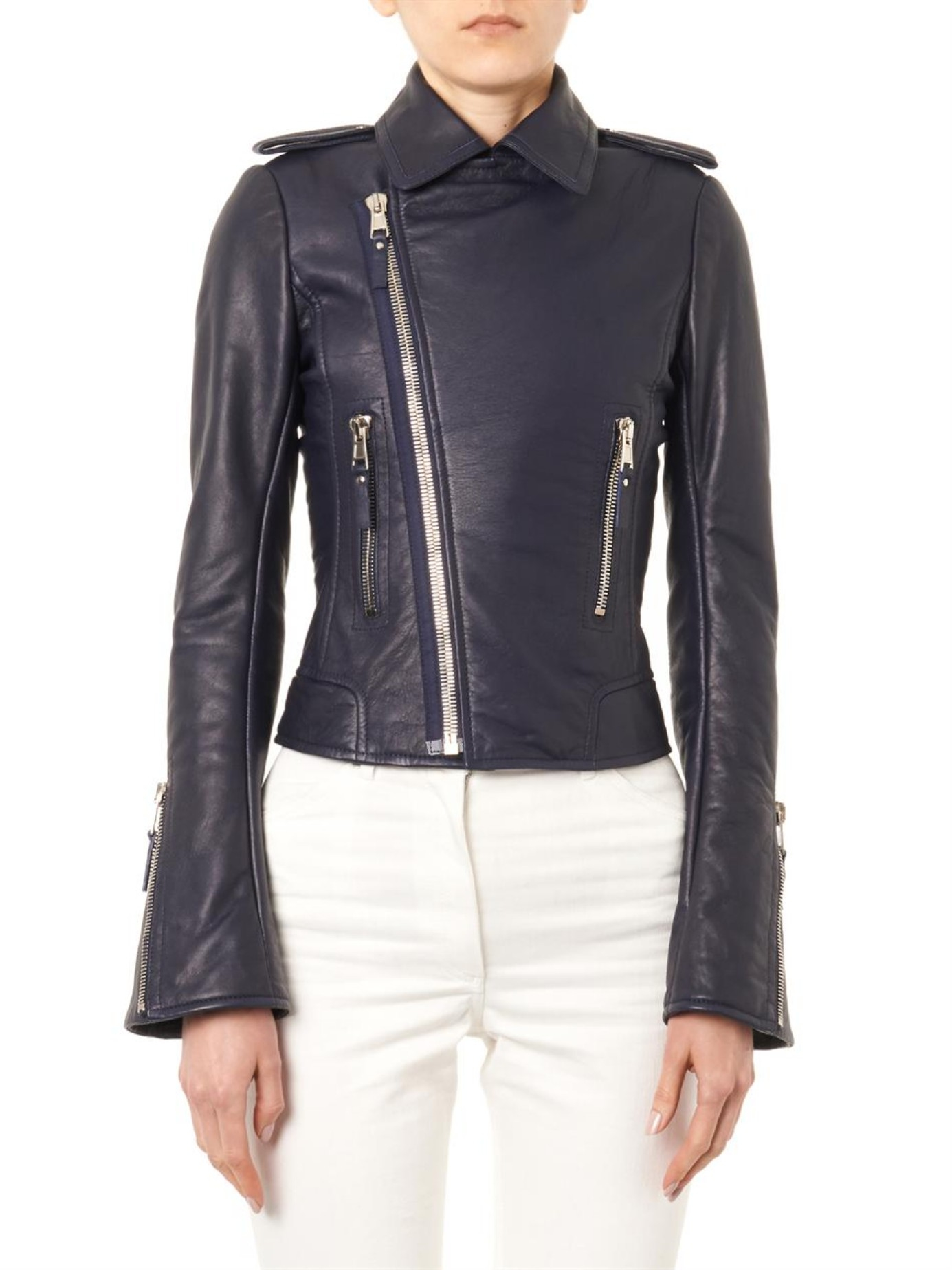 balenciaga biker jacket