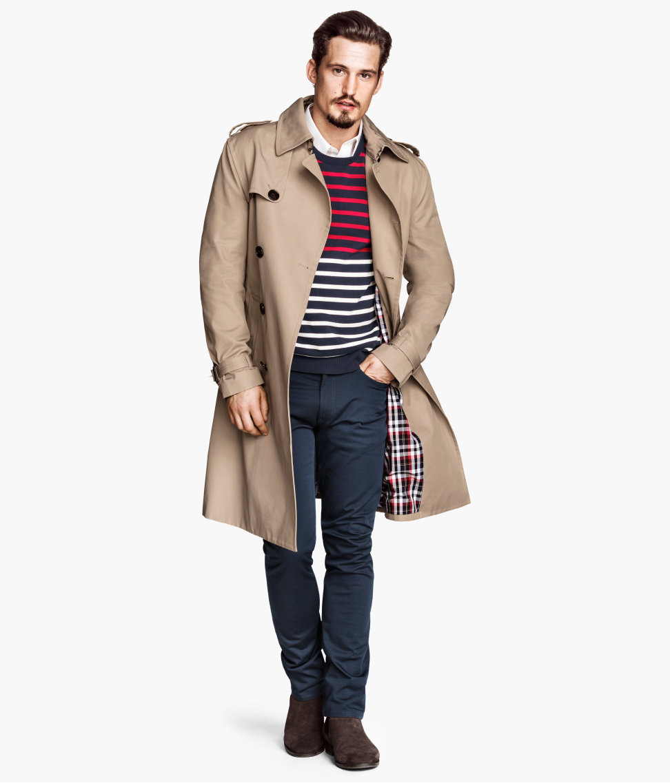 h&m trench coat