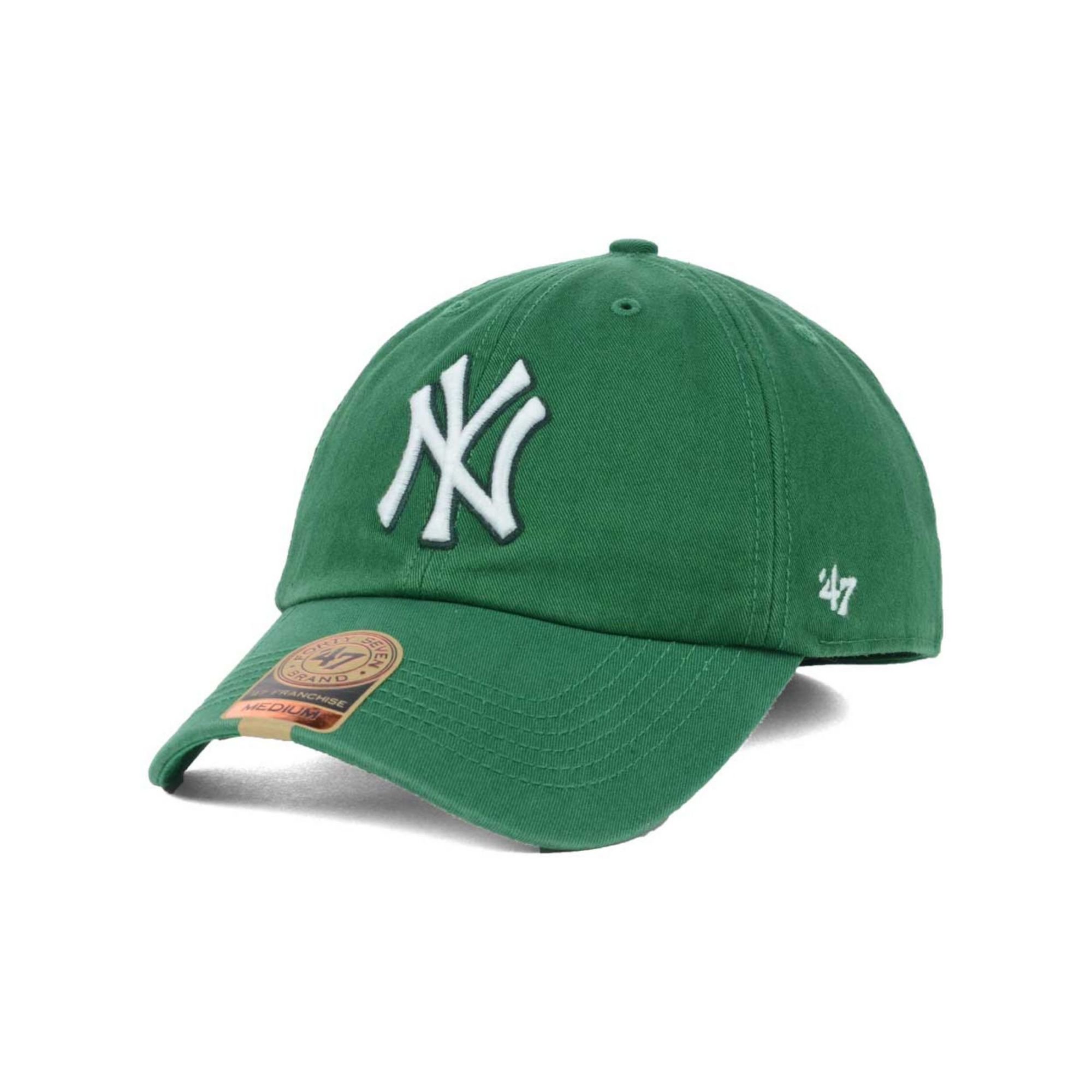 47 Brand New York Yankees Mlb Kelly 47 Franchise Cap in Green for Men | Lyst