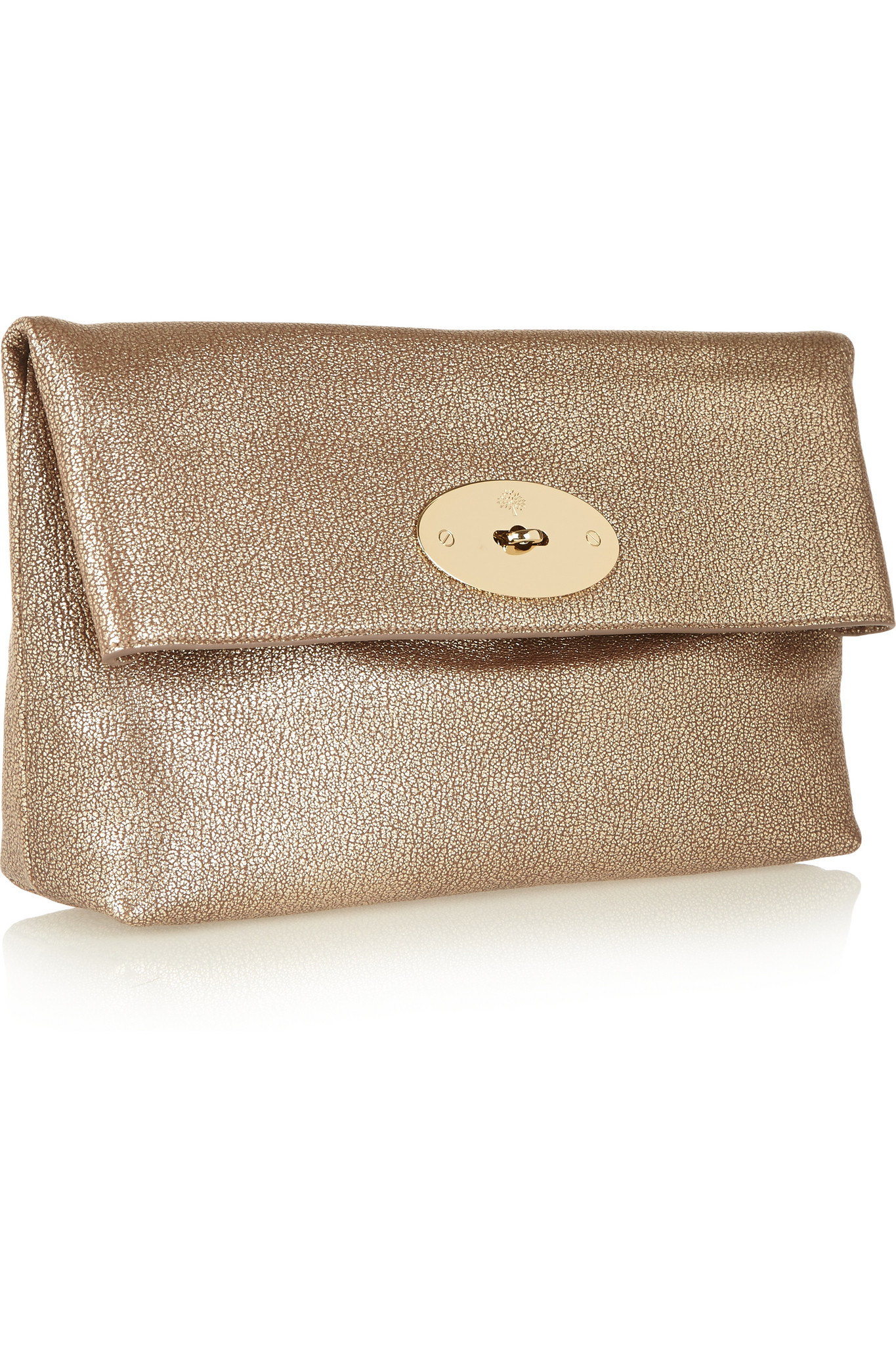 Gold mulberry clutch clearance bag