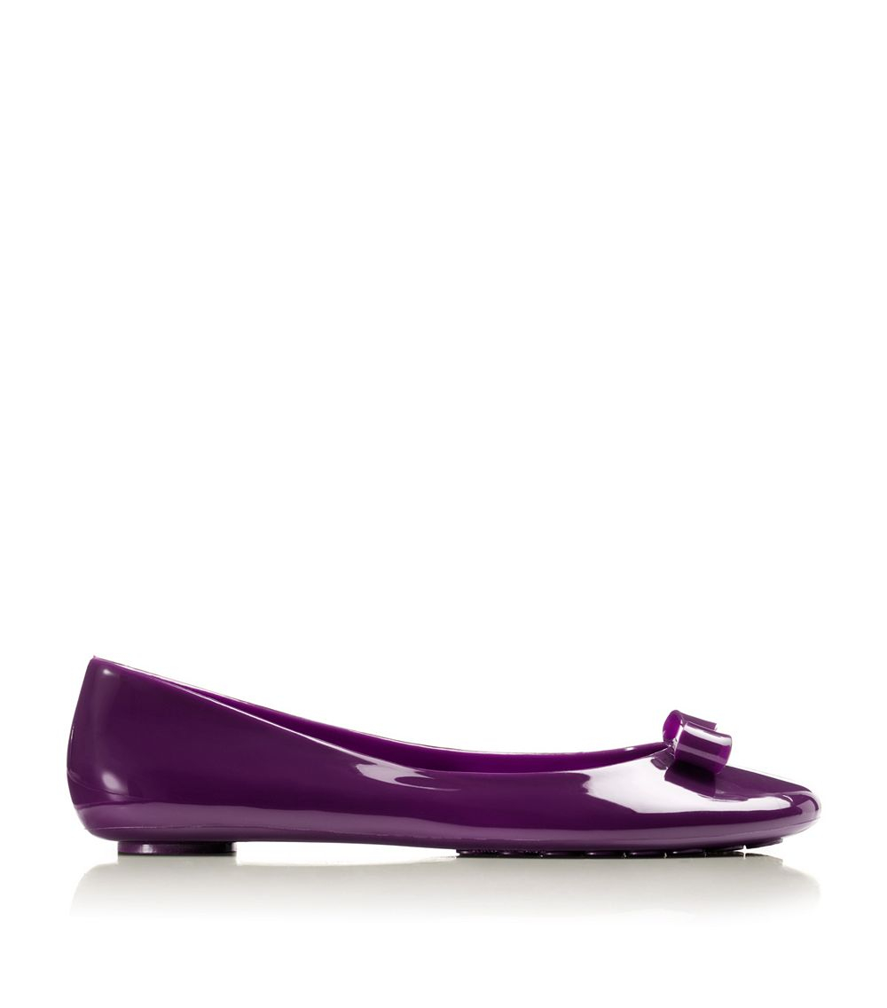 tory burch jelly ballet flats